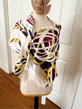 Emilio Pucci Oblong Silk Scarf NWT